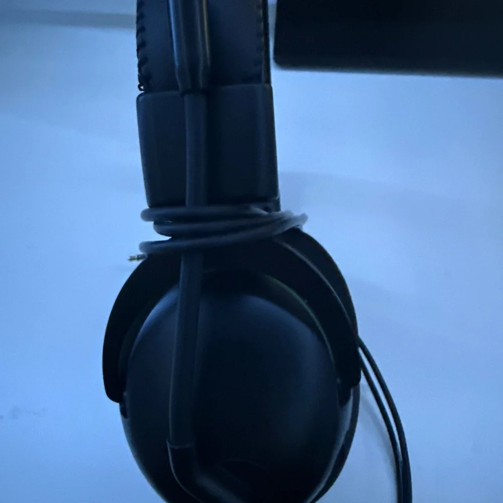 Black and Green Gaming Headset